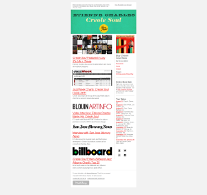 Etienne Charles - August 2013 email newsletter