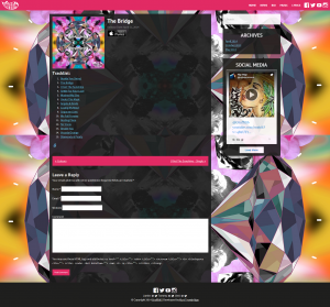 Graffiti6 website redesign - music page