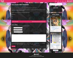 Graffiti6 website redesign - single post